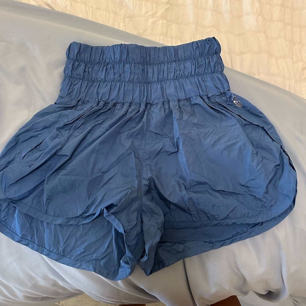 Free People Movement Way Home Shorts Blue - Picture 1 of 2